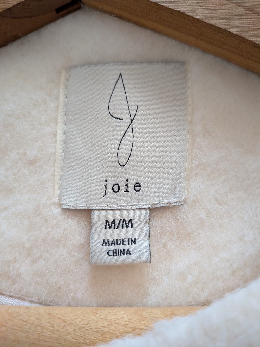 Joie Cream Belted Pocket Jacket with Gold Buttons - Picture 4 of 5